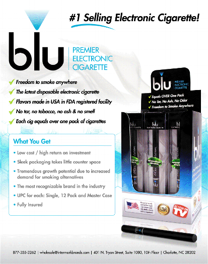 electronic cigarettes blu